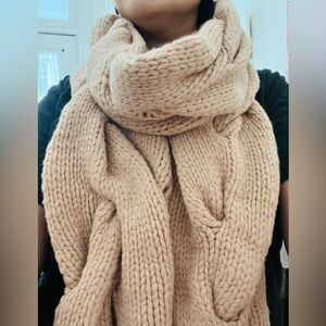 J. Crew hand knitted scarf